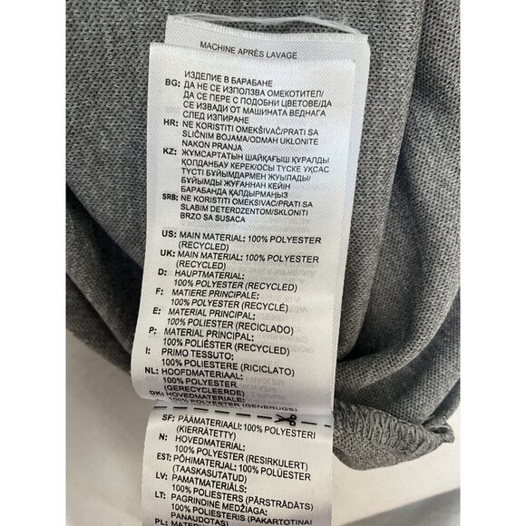 Adidas Golf Polo Shirt 2XL Gray Recycled Polyester Short Sleeve Men's Top - Picture 5 of 9